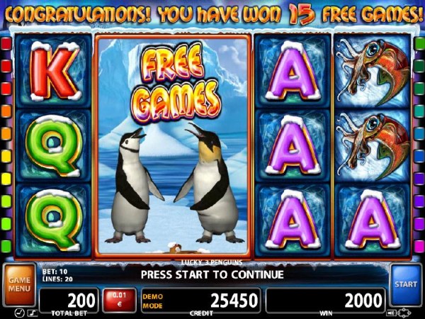 Lucky 3 Penguins by Casino Codes