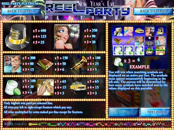 Reel Party Platinum by Casino Codes