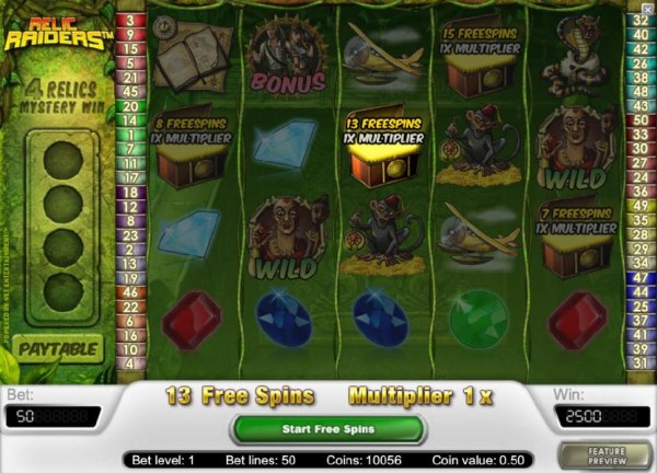 Casino Codes image of Relic Raiders
