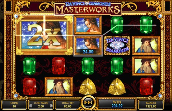 Da Vinci Diamonds Masterworks by Casino Codes