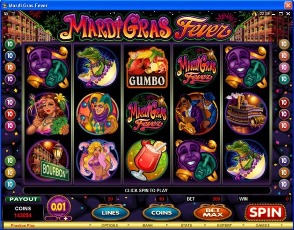 Casino Codes image of Mardi Gras Fever