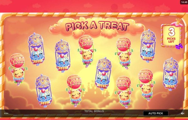 Casino Codes - Pick a Treat to reveal a cash prize