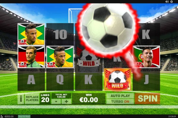 Free Kick Feature triggered by Casino Codes