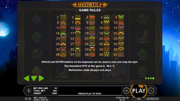 Casino Codes image of Beowulf