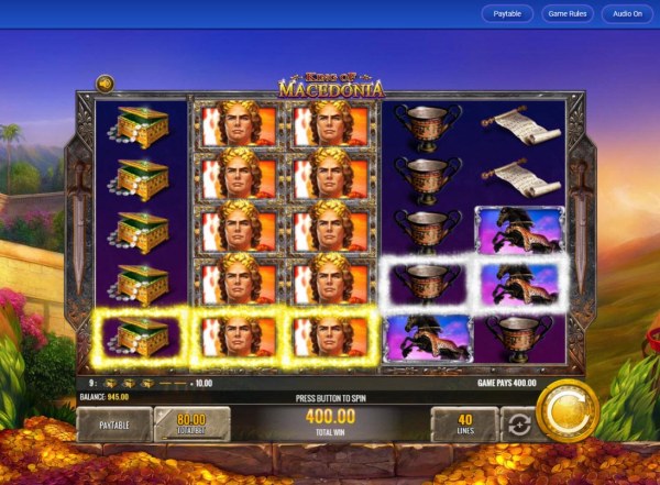 King of Macedonia by Casino Codes