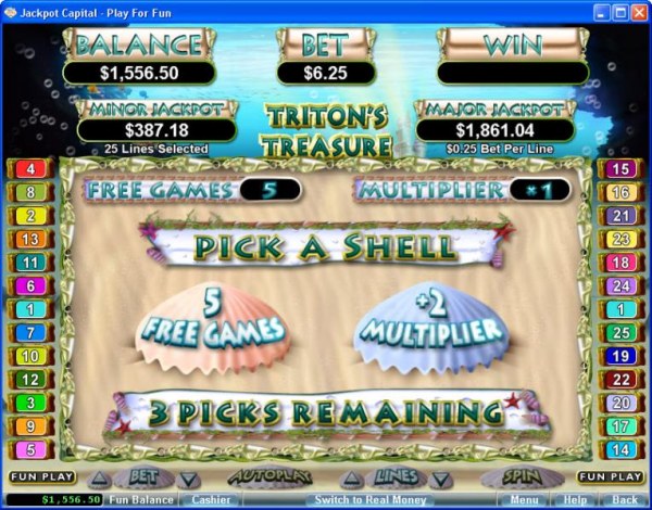 Casino Codes image of Triton's Treasure