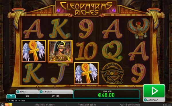 A wild symbol forms a winning three of a kind and an x2 multiplier is applied to the payout. - Casino Codes