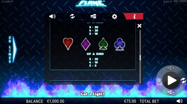 Casino Codes image of Flame