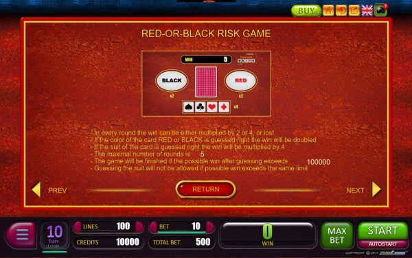 Red-Or-Black Risk Game Rules by Casino Codes