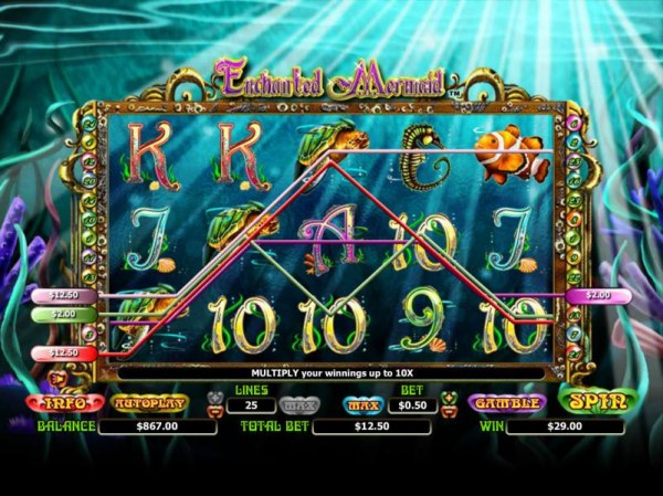 Casino Codes - multiple winning paylines triggers a modest payout