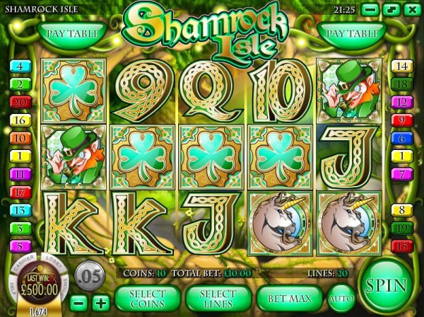 Shamrock Isle by Casino Codes
