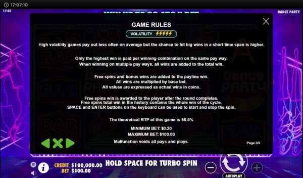 General Game Rules - Casino Codes