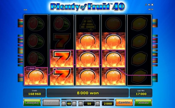 Plenty of Fruit 40 by Casino Codes