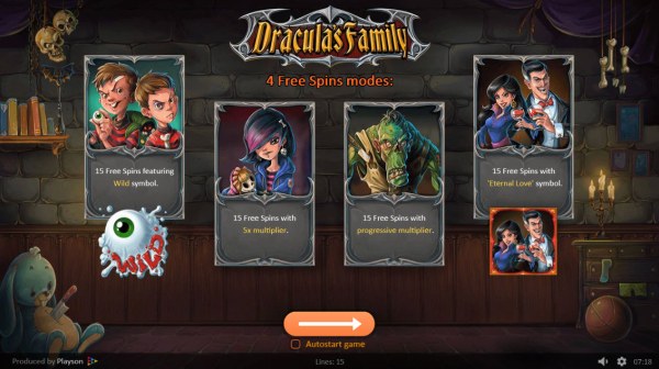 Dracula's Family by Casino Codes