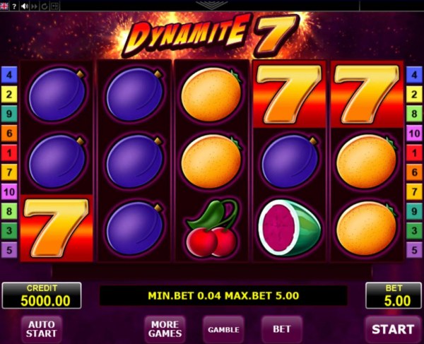 Casino Codes image of Dynamite 7
