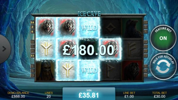 Frozen wilds on reel trigger multiple winning paylines. - Casino Codes