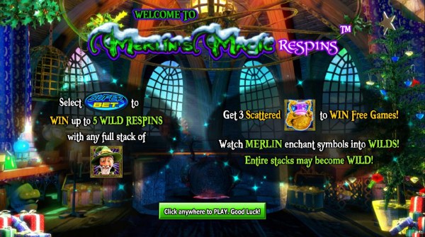 Casino Codes image of Merlin's Magic Respins Christmas
