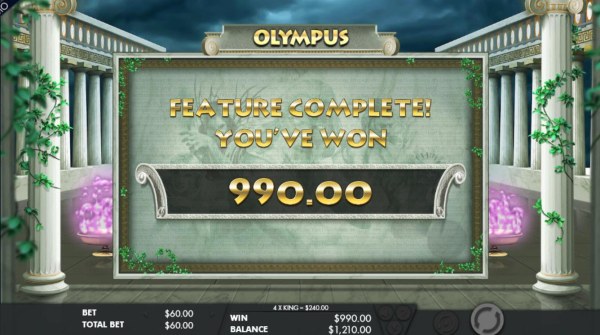 Casino Codes - With the free spins feature completed, a total of 990.00 is awarded to the player