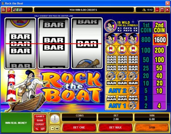 Rock the Boat by Casino Codes