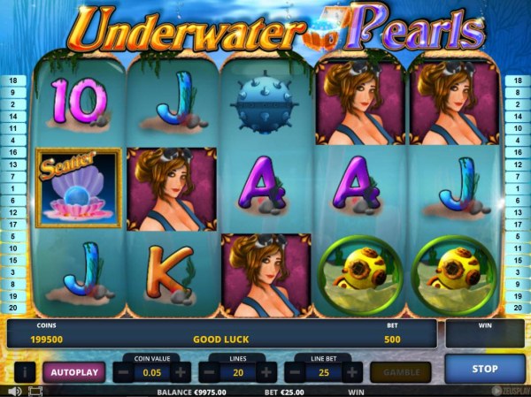 Underwater Pearls by Casino Codes