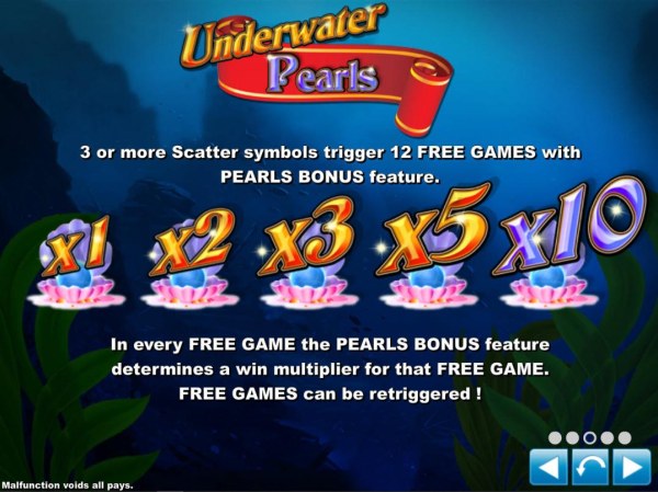 Pearl Bonus Feature Rules by Casino Codes