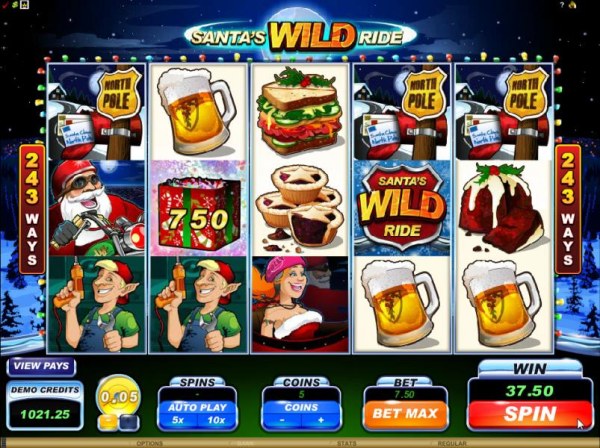 Santa's Wild Ride by Casino Codes