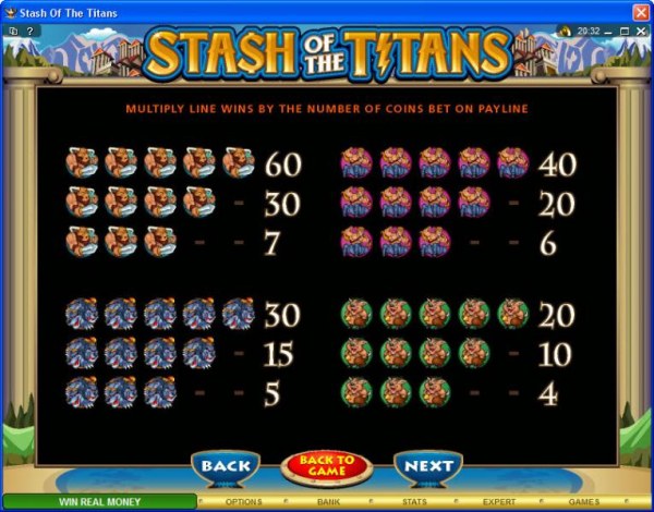 Stash of the Titans by Casino Codes