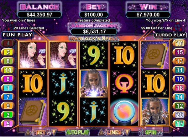 Casino Codes image of Warlock's Spell