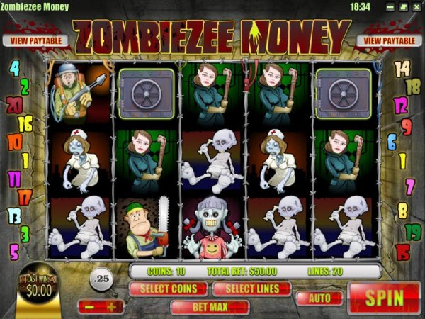 Casino Codes image of Zombiezee Money