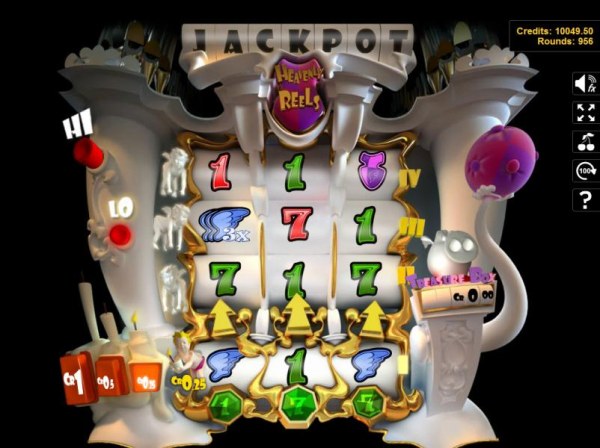 Main game board featuring three reels and 4 paylines with a $6,000 max payout - Casino Codes
