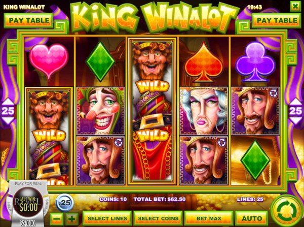 King Winalot by Casino Codes