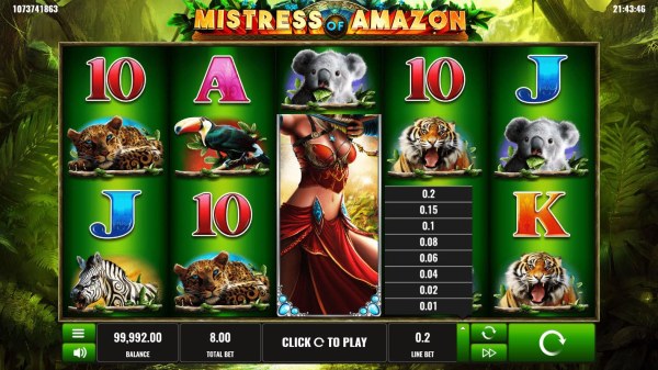 Mistress of Amazon by Casino Codes