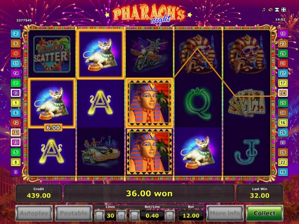 Casino Codes image of Pharaoh's Night