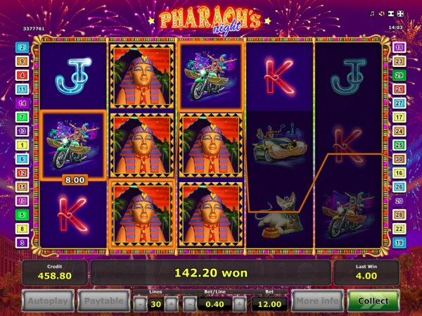 Pharaoh's Night by Casino Codes