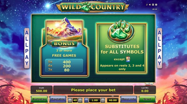 Wild Country by Casino Codes