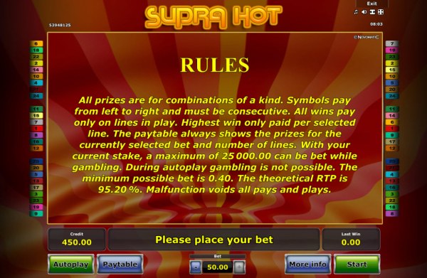 Supra Hot by Casino Codes