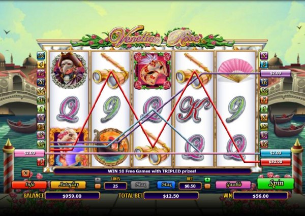 another example of multiple winning paylines - Casino Codes
