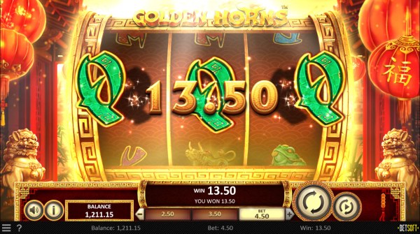 Casino Codes - A three of a kind win