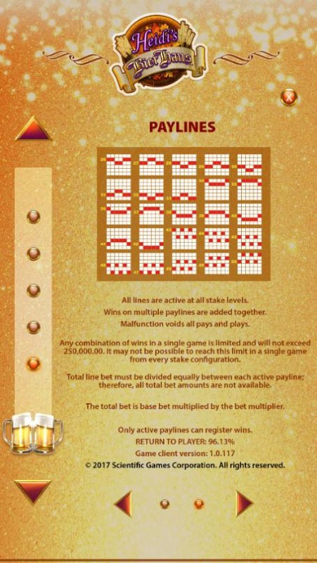 Casino Codes - Paylines 26-50