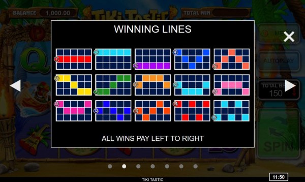 Win Lines 1-15 - Casino Codes