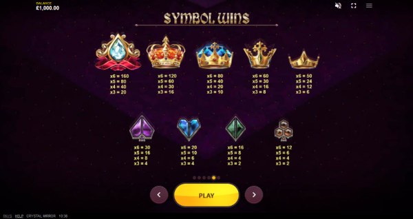 Crystal Mirror by Casino Codes