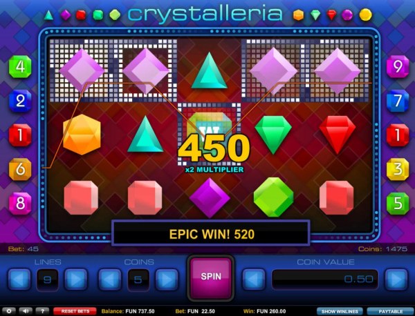Casino Codes image of Crystalleria