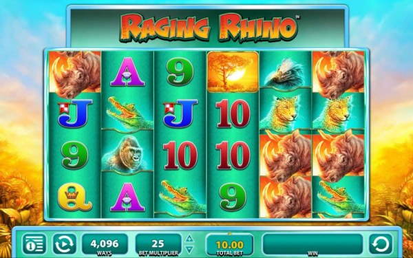 Casino Codes image of Raging Rhino