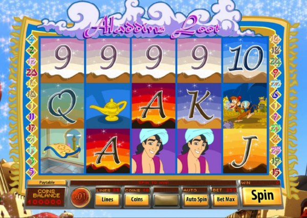 Aladdin's Loot by Casino Codes