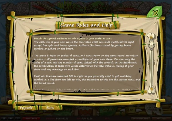 Game Rules and Help - Casino Codes