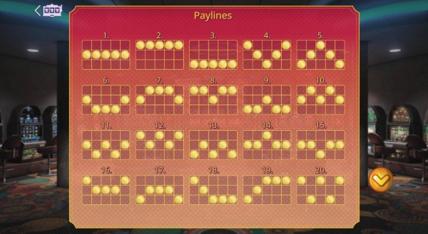 Paylines 1-20 - Casino Codes