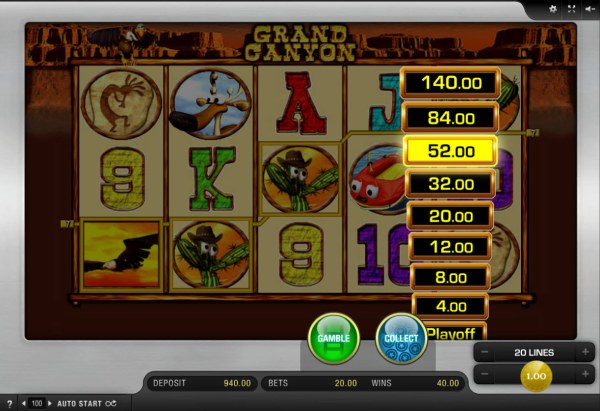 Casino Codes image of Grand Canyon