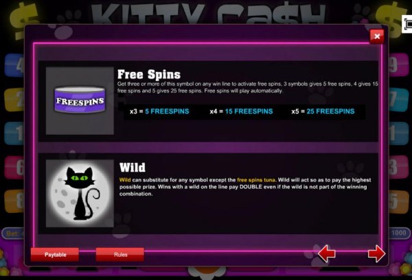 Casino Codes image of Kitty Cash