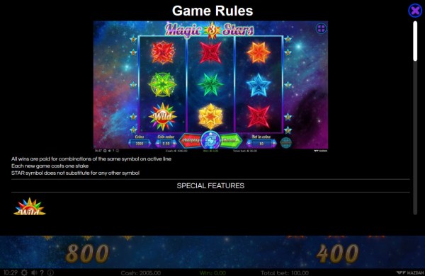 Magic Stars 3 by Casino Codes