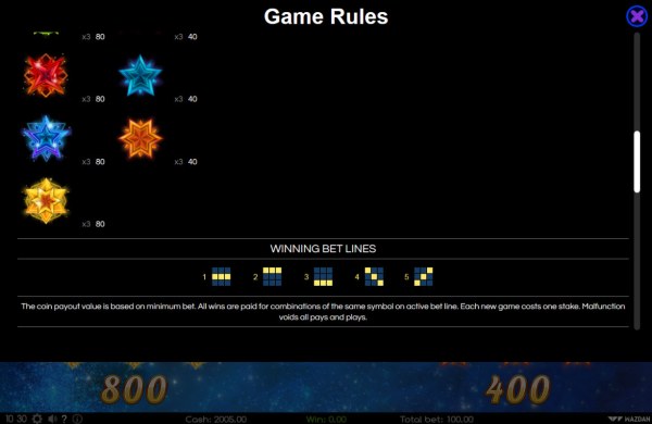Casino Codes image of Magic Stars 3